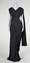 Lot 46 - An interesting Jeanne Lanvin couture black...