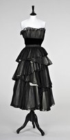 Lot 57 - A Christian Dior goffered silk organza and...
