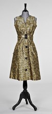 Lot 89 - A Marc Bohan for Christian Dior black and gold...
