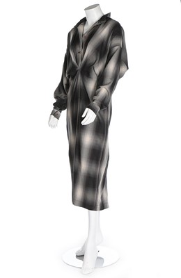 Lot 307 - An Issey Miyake degradé plaid dress, 1980s,...