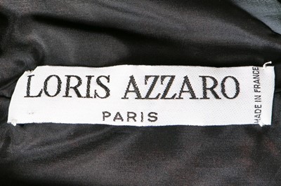 Lot 17 - A Loris Azzaro ombré silk-chiffon evening gown,...