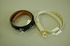 Lot 52 - An Hermès black leather belt, early 1980s,...