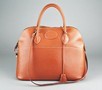Lot 11 - An Hermès 'Bolide' tan leather handbag, circa...