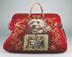 Lot 20 - A Berlin woolwork embroidered and beadworked...