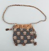 Lot 23 - A beadworked bag, English, circa 1630, worked...