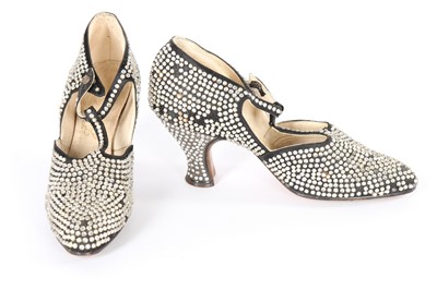 Lot 193 - A pair of Jack Jacobus rhinestone encrusted...