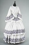 Lot 68 - A Paisley printed cotton day dress circa 1855,...