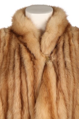 Lot 91 - A Slupinkski golden sable coat, 1980s,...