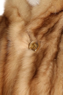 Lot 91 - A Slupinkski golden sable coat, 1980s,...