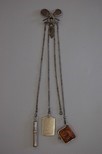 Lot 38 - A rare tennis-player's chatelaine, circa 1870,...
