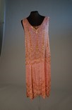 Lot 93 - A beaded flapper dress french circa 1928, the...