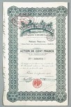 Lot 88 - A Maison Poiret share certificate, dated 15...