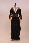 Lot 82 - A Jeanne HallPhelps black moirvelvet ensemble...