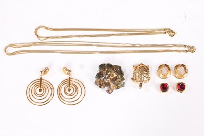 Lot 48 - A group of Goosen's gilt jewellery, 1990s,...