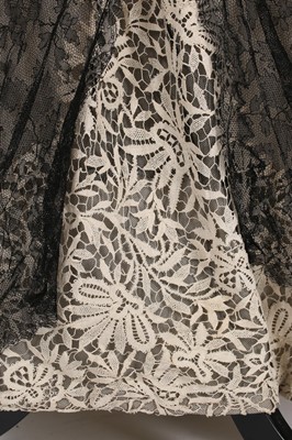 Lot 393 - A rare Margaine Lacroix couture lace and tulle...
