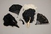 Lot 78 - Three feather fans, 1900-1920, including a...