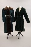 Lot 89 - Six ladies suits, 1940s, by Collard and others,...
