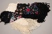 Lot 116 - Five embroidered shawls, including two shaped...