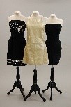 Lot 181 - A Christian Lacroix sequinned black linen...