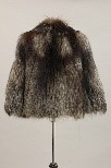 Lot 132 - A silver fox capelet, 1970s, with scalloped edges