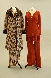 Lot 136 - A Sonia Rykiel checked jersey trouser suit...
