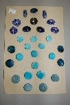 Lot 206 - A group of Ruskin and other ceramic buttons,...