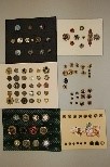 Lot 226 - A group of "jewelled" buttons, late 19th-early...