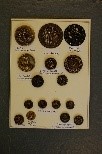Lot 234 - A good display board of metal picture/story...