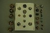 Lot 247 - A group of art-nouveau and enamelled buttons,...