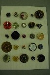 Lot 253 - An interesting mixed media display board,...