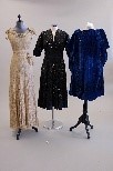 Lot 158 - Five ensembles, 1920s-50s, including blue...
