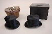 Lot 119 - Two top hats, circa 1900-1930s, by Lincoln...