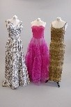 Lot 167 - Five full length evening gowns, 1950s and...
