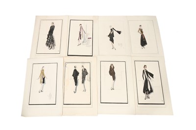 Lot 102 - Henry Worrall Luker fashion sketches for day...