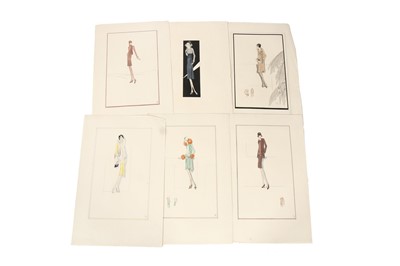 Lot 102 - Henry Worrall Luker fashion sketches for day...