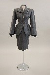 Lot 27 - A Grs pinstripe grey suit, 1980s, labelled,...