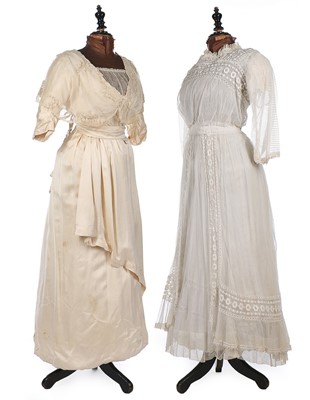 Lot 178 - A group of summer/bridal gowns, blouses,...