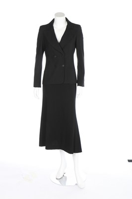 Lot 146 - A Chanel rayon-blend double breasted jacket,...