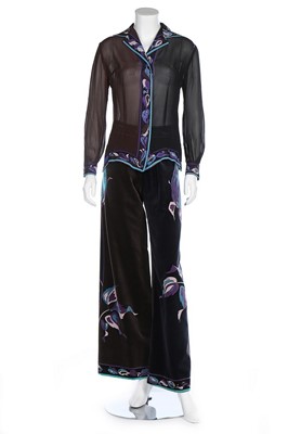 Lot 159 - Connie Stevens' Pucci ensemble, circa 1970,...