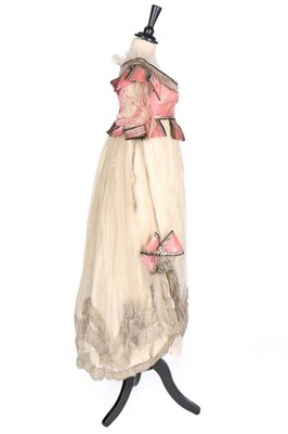 Lot 87 - An historically inspired evening dress or...