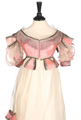 Lot 87 - An historically inspired evening dress or...