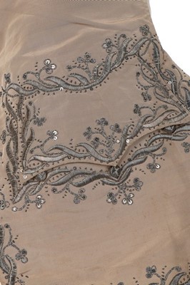Lot 88 - A gentleman's embroidered buff silk waistcoat,...