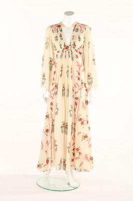 Lot 174 - An Ossie Clark/Celia Birtwell printed chiffon...