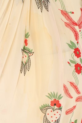 Lot 174 - An Ossie Clark/Celia Birtwell printed chiffon...