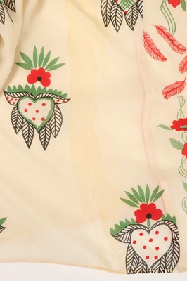 Lot 174 - An Ossie Clark/Celia Birtwell printed chiffon...