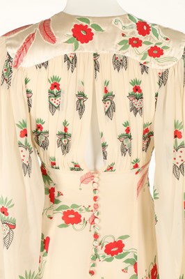 Lot 174 - An Ossie Clark/Celia Birtwell printed chiffon...