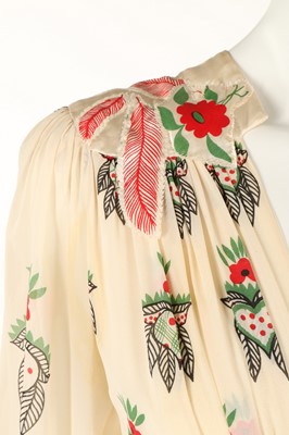 Lot 174 - An Ossie Clark/Celia Birtwell printed chiffon...