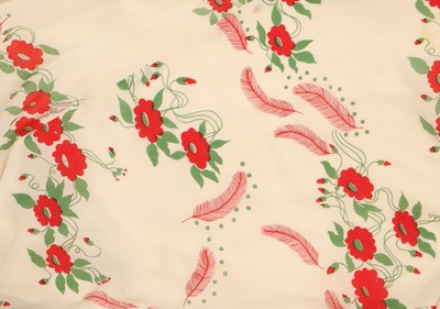 Lot 174 - An Ossie Clark/Celia Birtwell printed chiffon...