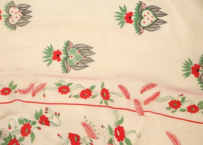 Lot 174 - An Ossie Clark/Celia Birtwell printed chiffon...
