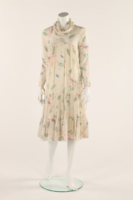 Lot 184 - An Ossie Clark/Celia Birtwell printed chiffon...